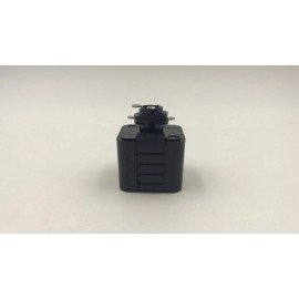 Metro Lighting 2 Pack, H System 3 Wire Single Circuit Pendant Track Adapter for 120V  HHC-3 BK