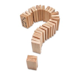 Small Wooden Domino Travel Set - 28 Pieces with Elegant Box - Classic Board Game for Adults and Children - Family Fun Gift Idea