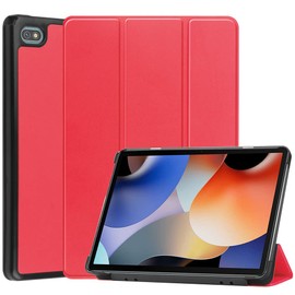 Kepuch Custer Case for Blackview Oscal Pad 10, Tab 7, Tab 7 Pro, Smart PU Leather Protective Case Cover - Red