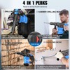 AZZUNO Heavy Duty Rotary Hammer Drill 15 Amp 1-1/4" SDS-Plus