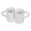 Like Shop Pack De 10 Pares De Tazas De Pareja Asa Corazon Blancas
