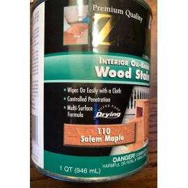 Zar Interior Stain 110 SALEM MAPLE Quart