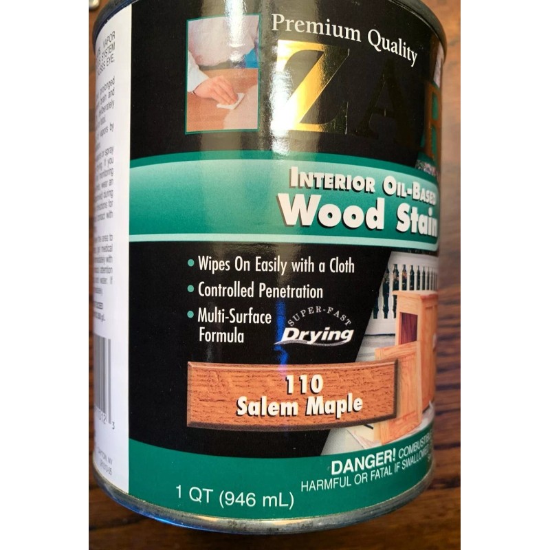Zar Interior Stain 110 SALEM MAPLE Quart