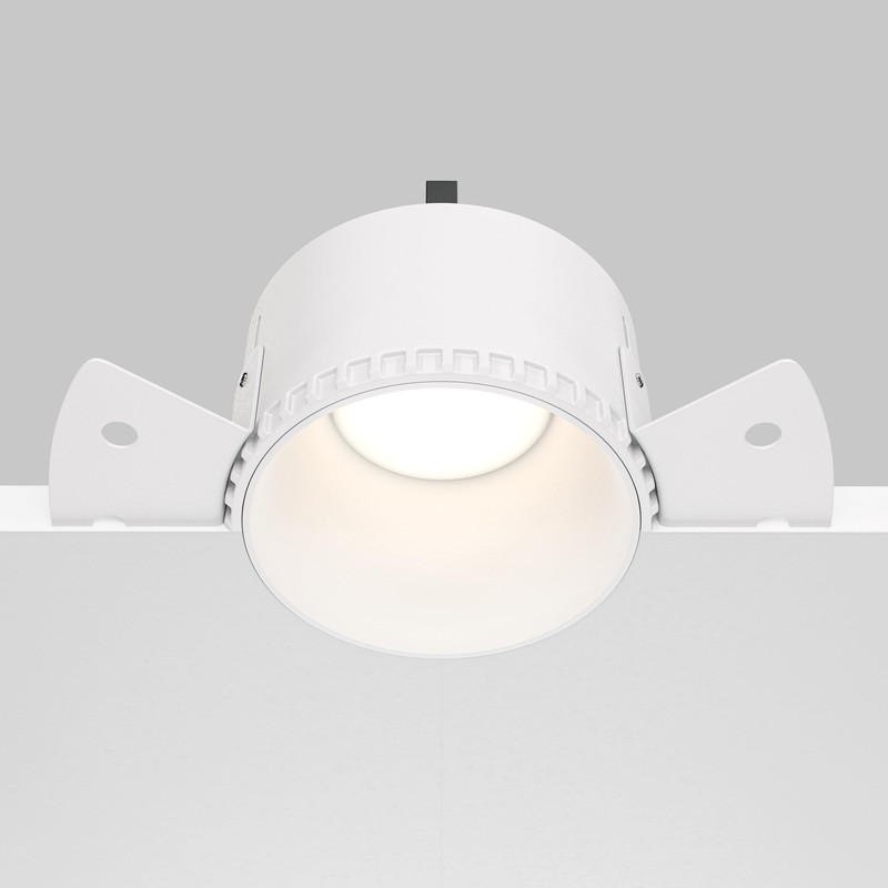 Maytoni Modern Recessed Spotlight Share 1x GU10 Excl. White Aluminium