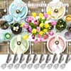CUNGLIN Tablecloth Clips for Outdoor Tables, Tulip Shape Picnic Table