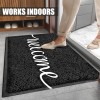 Fireosma Door mat Outdoor Indoor Welcome mat Durable Non-Slip Easy