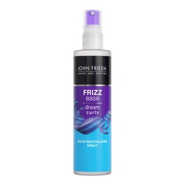 John Frieda Dream Curls Wave Revitalizing Spray, Light Moringa Oil Spray for Wavy Hair, Curly Girl Method Approved, Anti Frizz Curl Defining Spray, 5 Oz