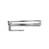 Croydex QM261441 Chrome Easy to Fit Riser Rail Soap Basket