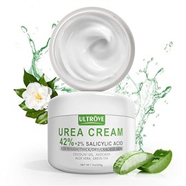Urea Cream 42% with 2% Salicylic Acid, Callus and Dead Skin for Feet, Moisturises, Repairs Dry, Cracked, Rough Skin on Heels, Effective Urea Foot Cream (200 g)