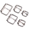 swpeet 50 PCS Bronze Assorted Multipurpose Metal Roller Buckles for