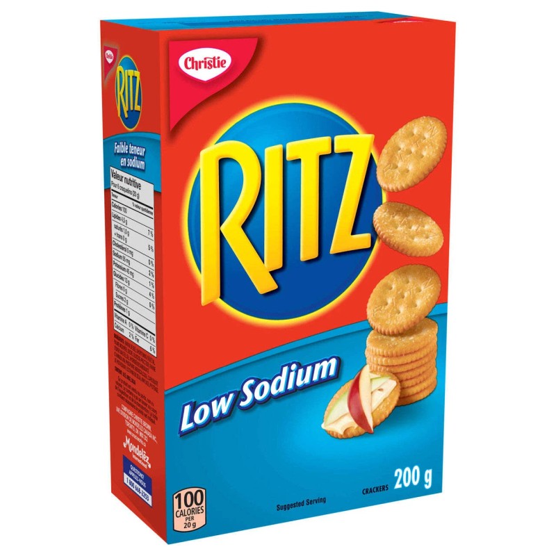 Ritz Low Sodium Crackers, 200g/7oz. (Imported from Canada)