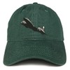 Trendy Apparel Shop SR71 Blackbird Embroidered Brushed Cotton Cap -
