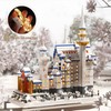 Seyaom Germany Swan Stone Castle Mini Bricks Kit, Light-Up World