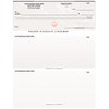 ABC Printed Business Checks Compatible w/QuickBooks on Top, Gray Marble
