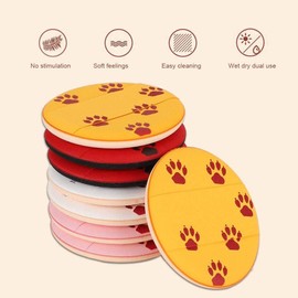 Set Esponja Maquillaje Para Rostro, 8 Piezas De Base De Maquillaje Esponjas De Maquillaje De Hojaldre Esponjas De Soplo Secas Y Húmedas De Doble Uso, Cat Paw Beauty Makeup Sponge Puff Herramientas De Maquill