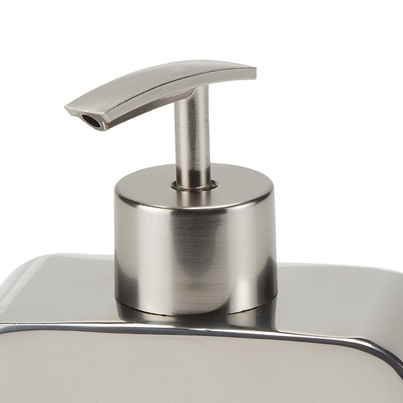 Gedy Soap Dispenser, Chrome, 4.5 x 10.2 x 14.9 cm,