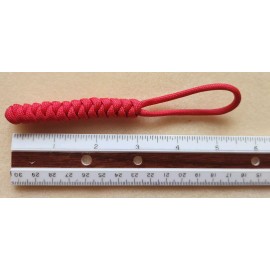 Handmade 550 Paracord Keychain ID Lanyard Knife Multitool USA Seller Red