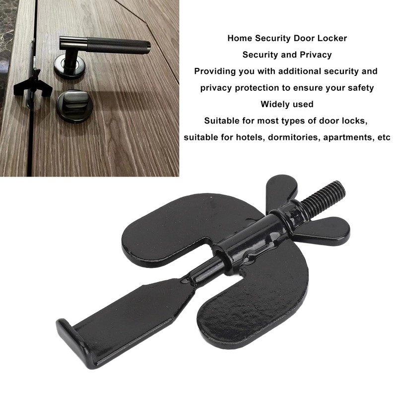 Heavy Duty Door Security Lock, Portable Travel Lockdown Locks for