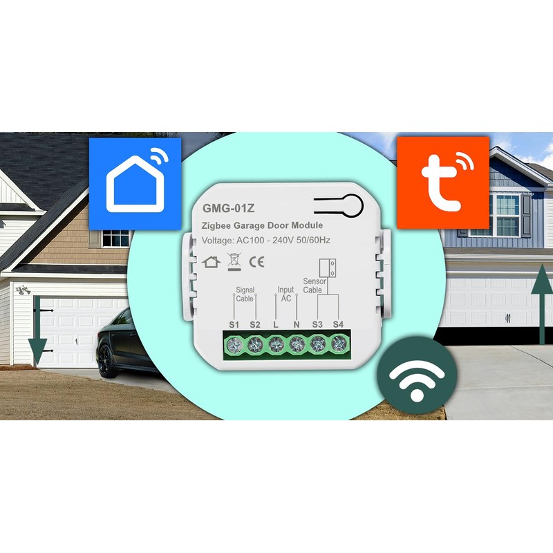 Retoo Smart Roller Door Control 100-240V/10A Tuya App Control with