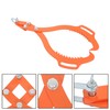 Timunr 2 Serrated Claw Hook,Log Lifting Tongs, Heavy Duty Grapple