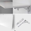 Pxyelec 8 Inch Spring Folding Shelf Bracket Bench Table Heavy