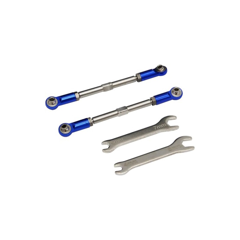Hot Racing LRR48T06 Stainless Steel Steering turnbuckle Rock Rey