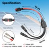 PAEKQ Anderson to DC 8mm Female Adapter Cable 1 to