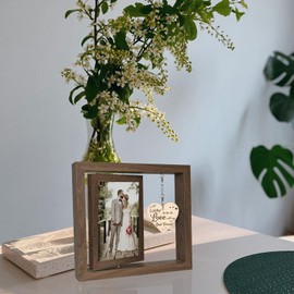 Lucky to be in Love with my Best Friend-Romantic Couples Picture Frames Anniversary Birthday Gifts. Graduation Gifts for Him Boyfriend,Her Girlfriend - Wedding, Engagement Gifts for Couples - 4x6