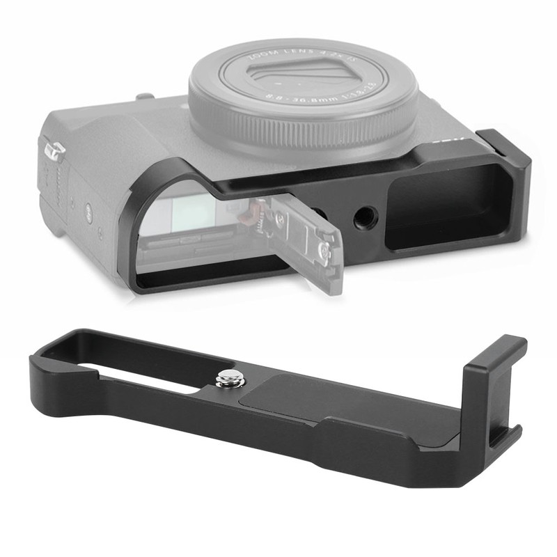L Shape Extension Plate Microphone Adapter VLOG Photography Bracket for