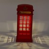 GOWENIC Retro London Telephone Booth Night Light, USB Charging LED