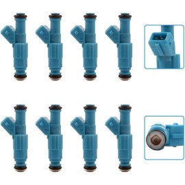 SSINGEL Matched Bosch 0280155715 Fuel Injectors for 96-99 Dodge Dakota Durango Ram 1500 2500 3500 5.2L