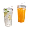 Disposable Individually Wrapped Food Grade Safe Plastic Drinking Straws 7.75