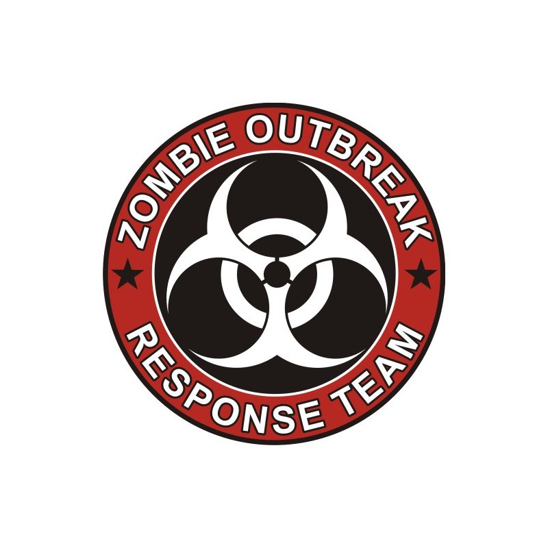 Zombie Outbreak Response Team Cool Vinyl Decal Bumper Sticker (Decal