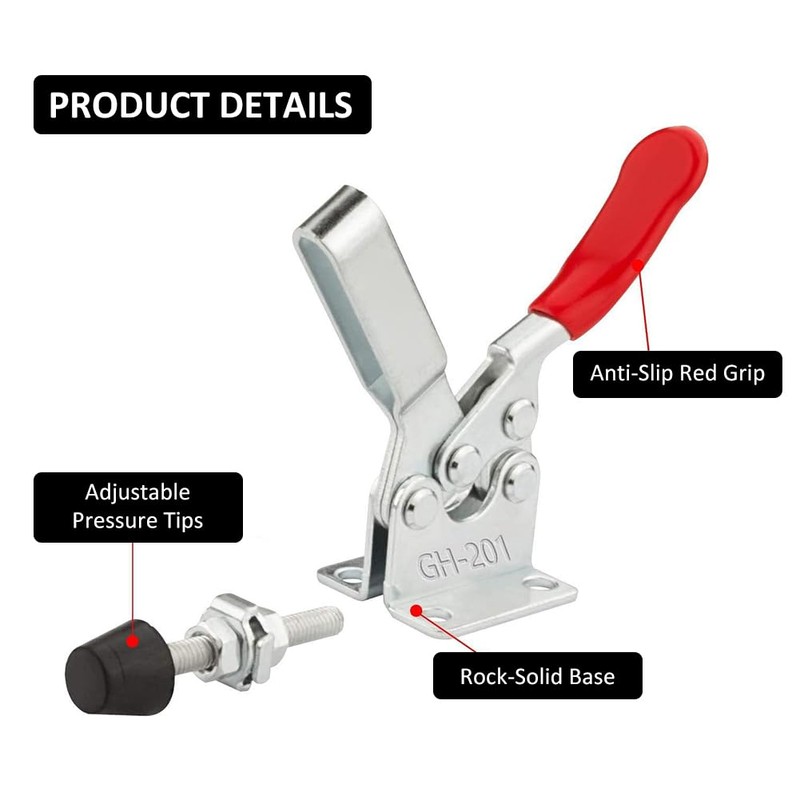 Push Pull Action Hand Tool, Clamp Horizontal Toggle Clamp, 4