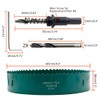 Qjaiune 165mm/6.5" Hole Saw BI-Metal Heavy Duty Hole Cutter for