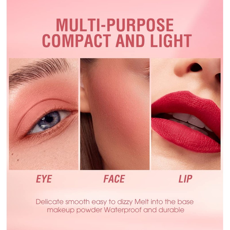 Liquid Cream Blush with Sponge Applicator Velvet Matte Blush for