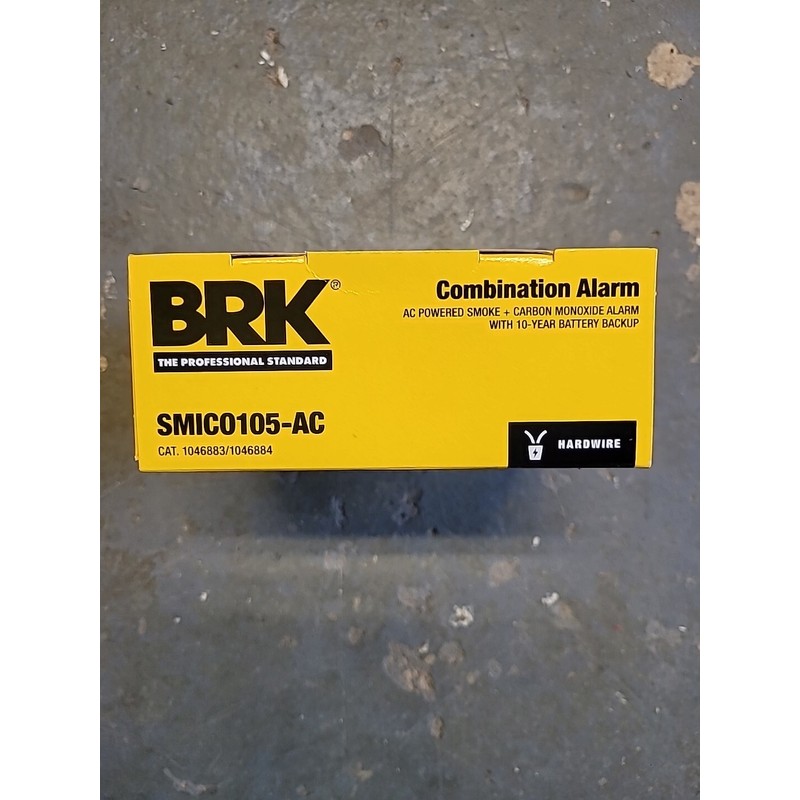 First Alert BRK SMICO105-AC BATTERY Smoke and Carbon Monoxide Alarm