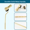 Hygie Rinse Toilet Tank Lever, Brushed Gold - Universal, Durable