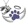 OutstandLong Cute Angel Cat Pet Urn Necklace for Ashes Cremation