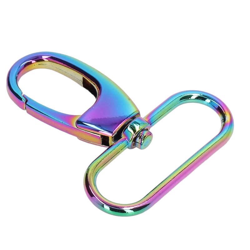 10Pcs Keychain Clasp 38mm Firm Rust Proof Bright Luster Simple