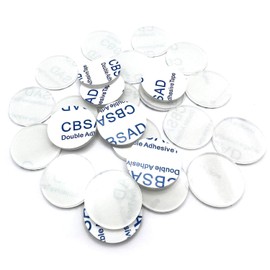 25 Pcs Single Sided Adhesive Glass Table Top Bumper, 25 mm/1 Inch Clear Round Glass Table Top Spacer