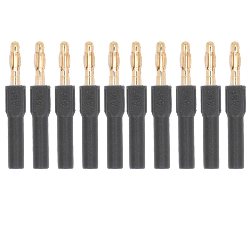10Pcs Banana Plug 4.0mm Male to 2mm Female Connector 30V