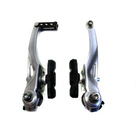 Raleigh - RKD431 - Alloy V Brake 110mm Arms in Silver with Brake Pads (Pair)