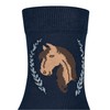 FALKE Unisex Children's Horse Socks Breathable Sustainable Cotton Reinforced Children's
