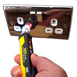 DI-LOG DL108 DL108 Industrial 1000V Non Contact Voltage Detector 24-1000V CAT IV IP67 Rated Voltage Indicator with Vibration & LED Torch