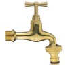 Outdoor Garden bib Tap Victorian Vintage Style Polished Brass 1/2"BSPM