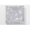 DDintex FLORET LONDON Stitched Hand Towel, Miao, Light Gray, 9.8