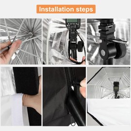 Godox Portable 80cm/31.5" Umbrella Octagon Softbox Reflector Kit with Honeycomb Grid and Carrying Bag for Studio Photo Flash Speedlight