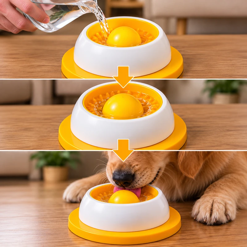 Interactive Lick Toy for Dogs & Cats – Anti-Slip Slow