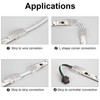 RGBZONE 3 Pin 10mm LED Connector Kit with 32.8ft 3